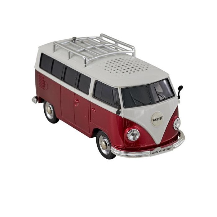 SPEAKER BUS MINIVAN ROSSO 20.5X8.3X10